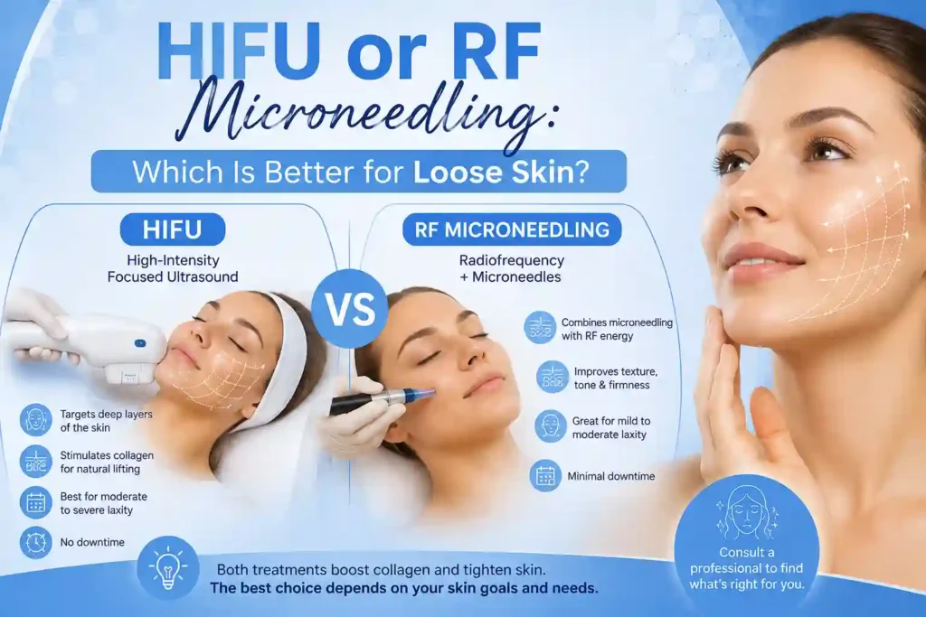 Lost the Weight but Not the Loose Skin? What You Should Know 2 HIFU or RF Microneedling: Which Is Better for Loose Skin Midhurst?